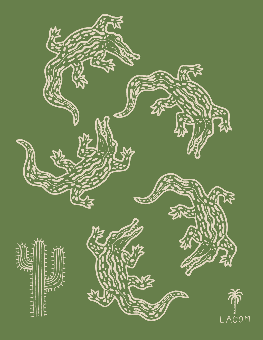 Official Gator Party Print