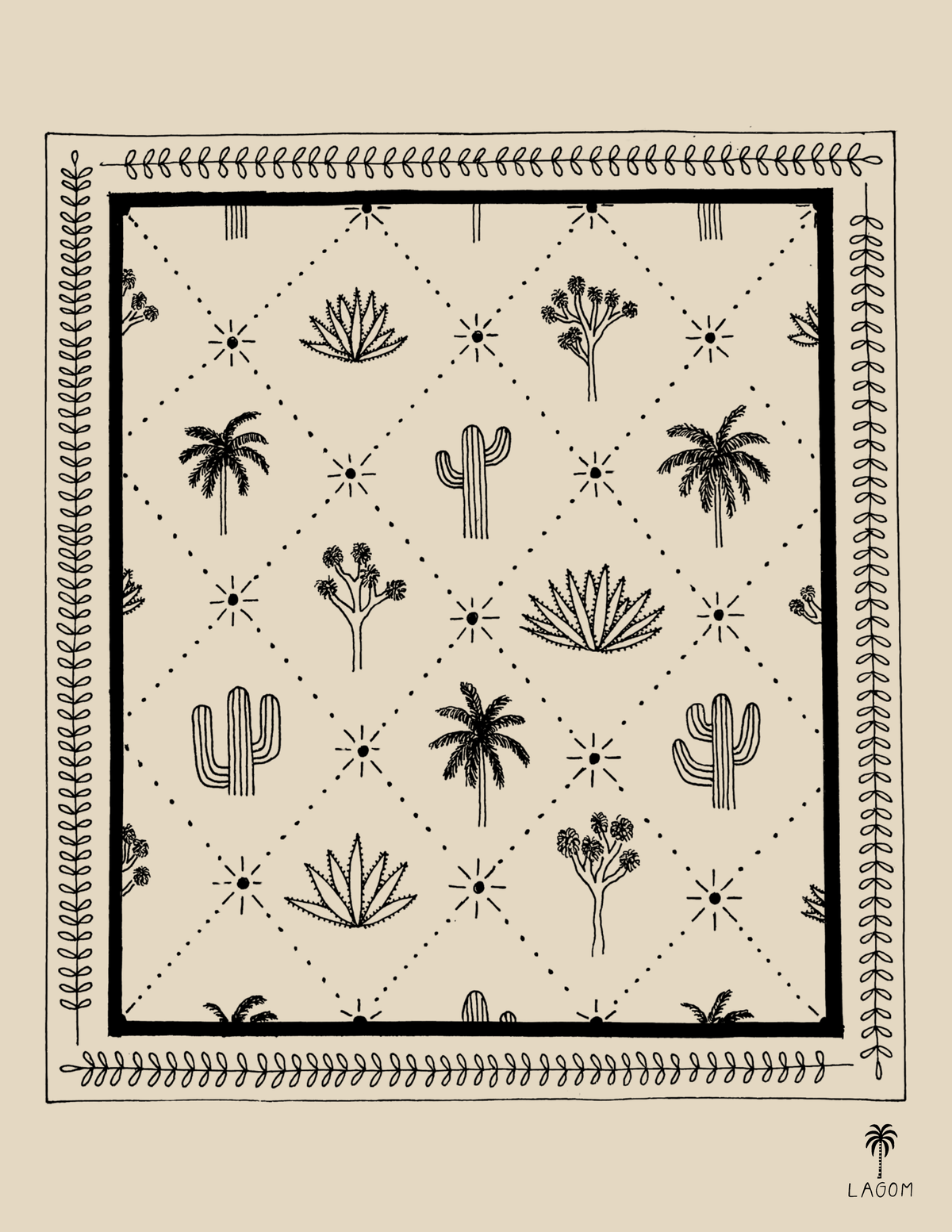 Desert Tiles Print