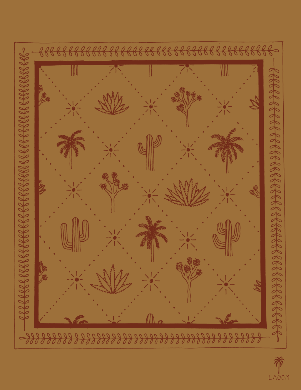 Desert Tiles Print