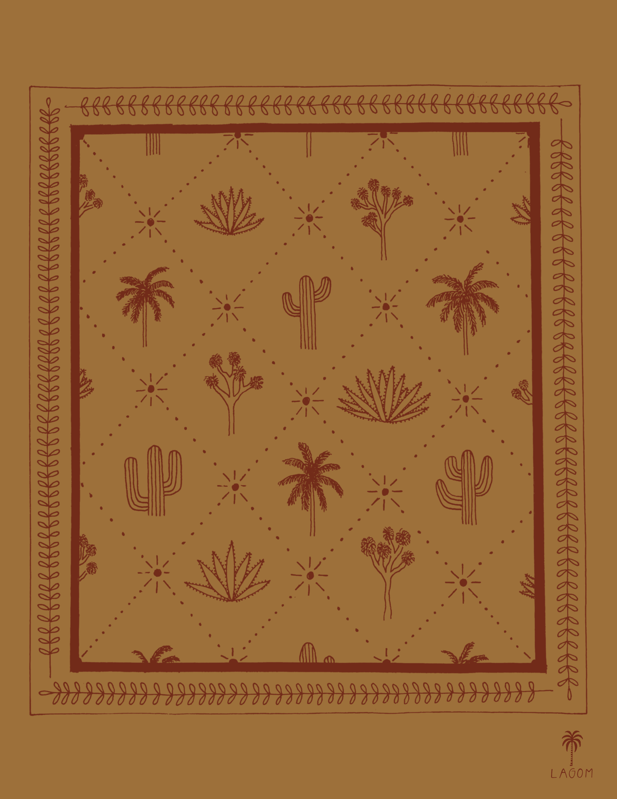 Desert Tiles Print