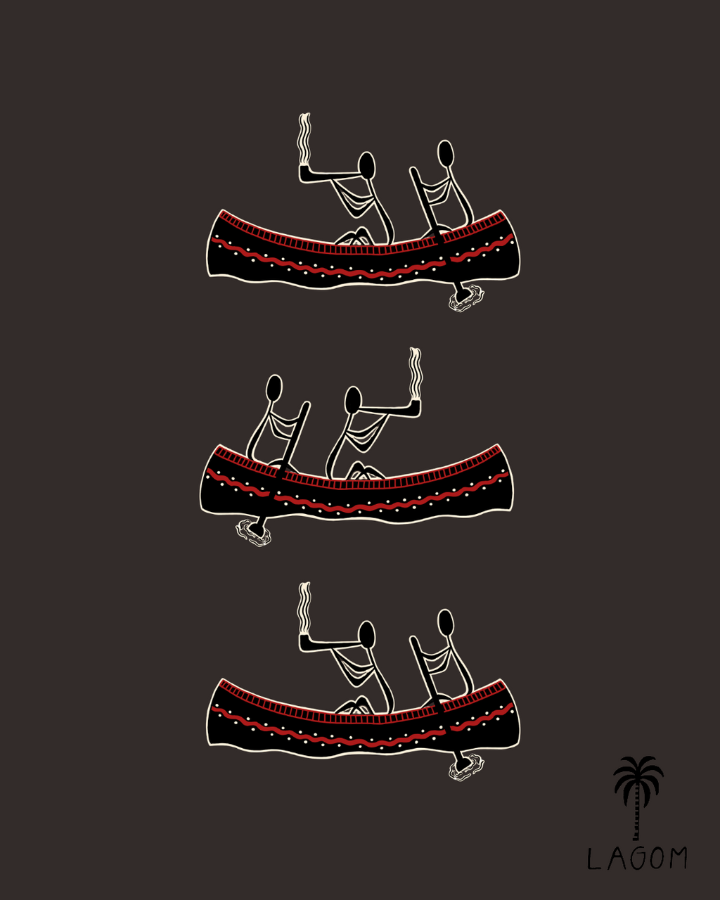 Canoes Print