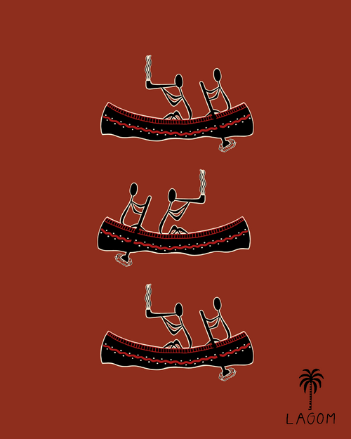 Canoes Print