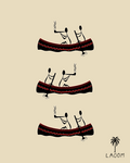 Canoes Print