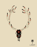 Elk Skull Print