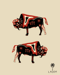 Woodlands Buffalo Print