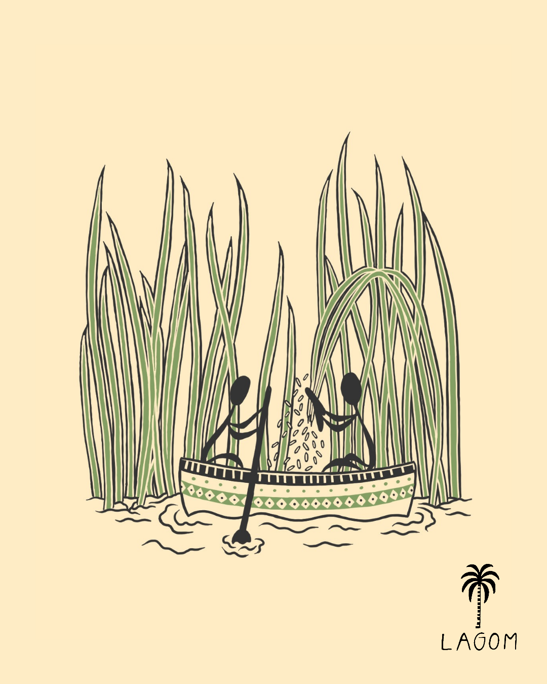 Wild Rice Harvest Print