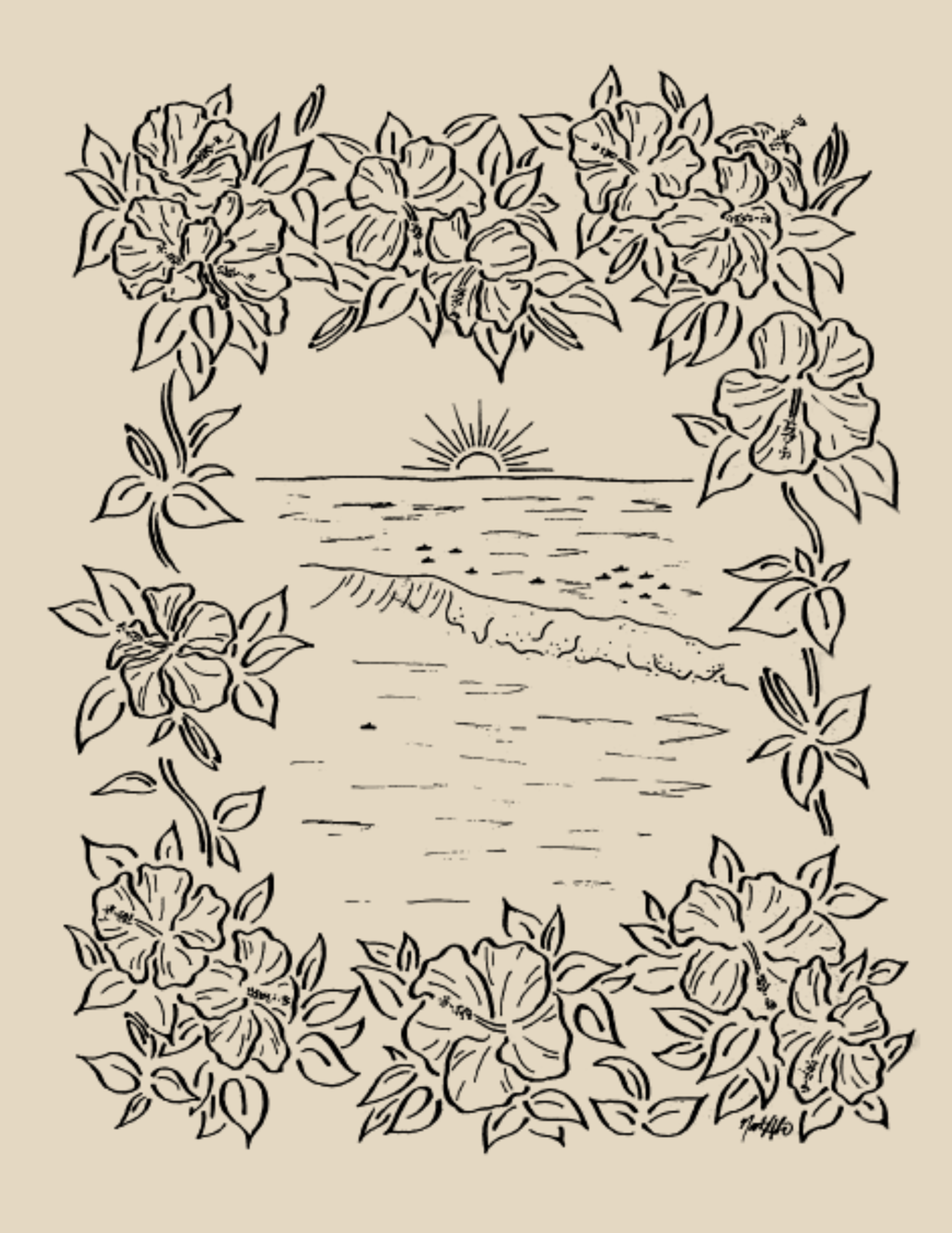Surf Daze Print