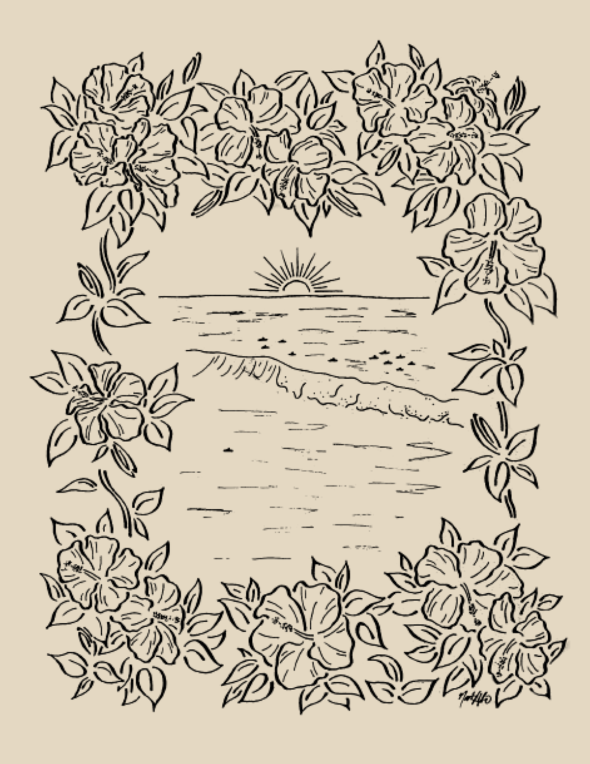 Surf Daze Print