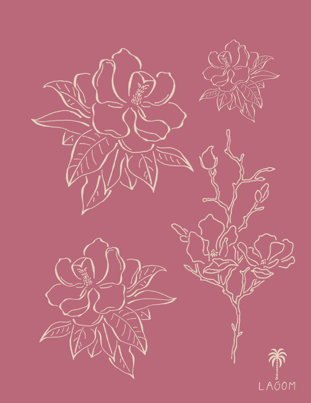 Sweet Magnolias Print