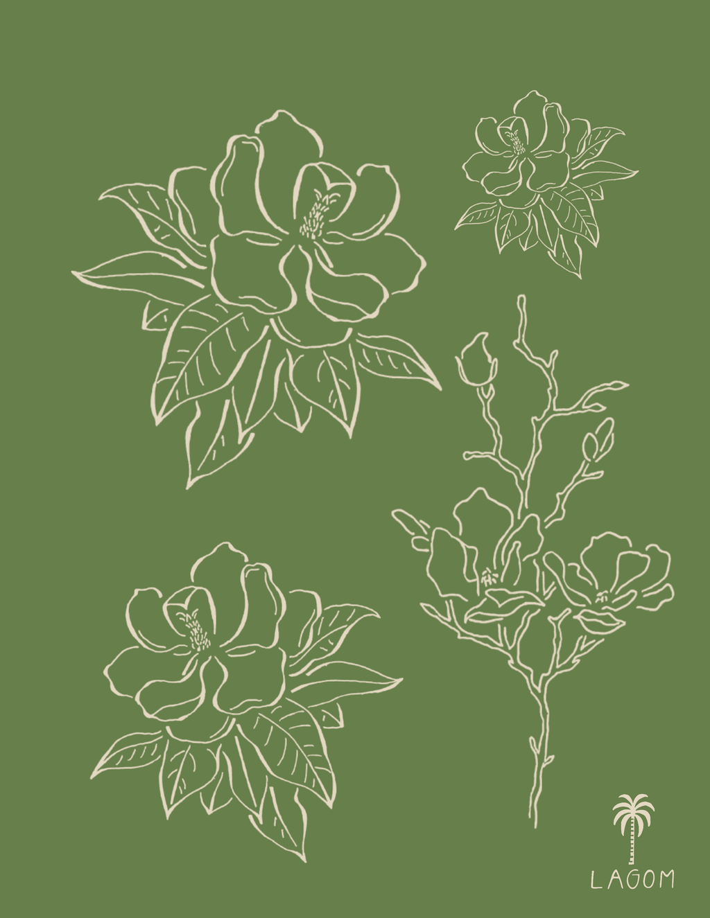Sweet Magnolias Print