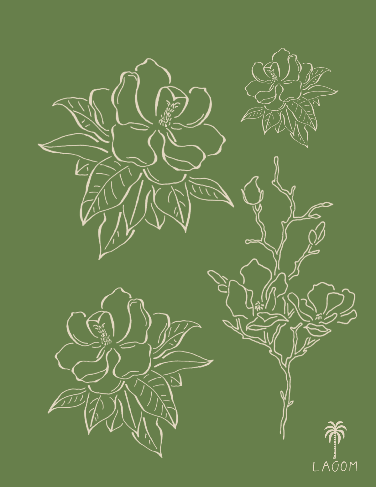 Sweet Magnolias Print