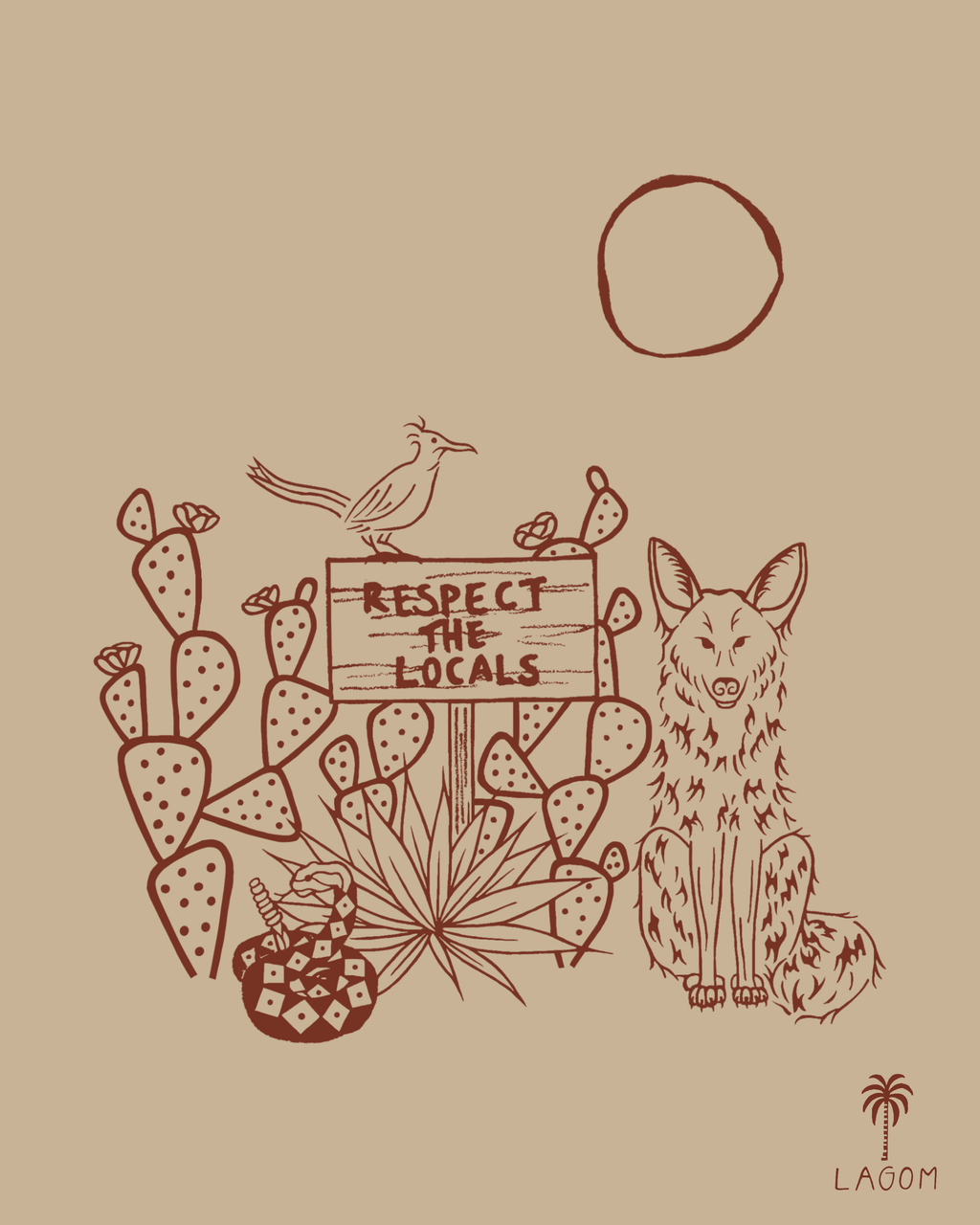 Respect the Locals Print