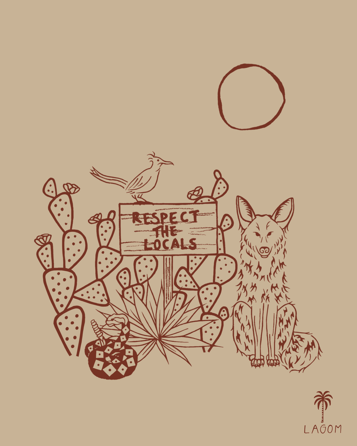 Respect the Locals Print