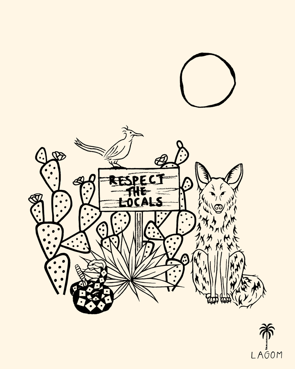 Respect the Locals Print
