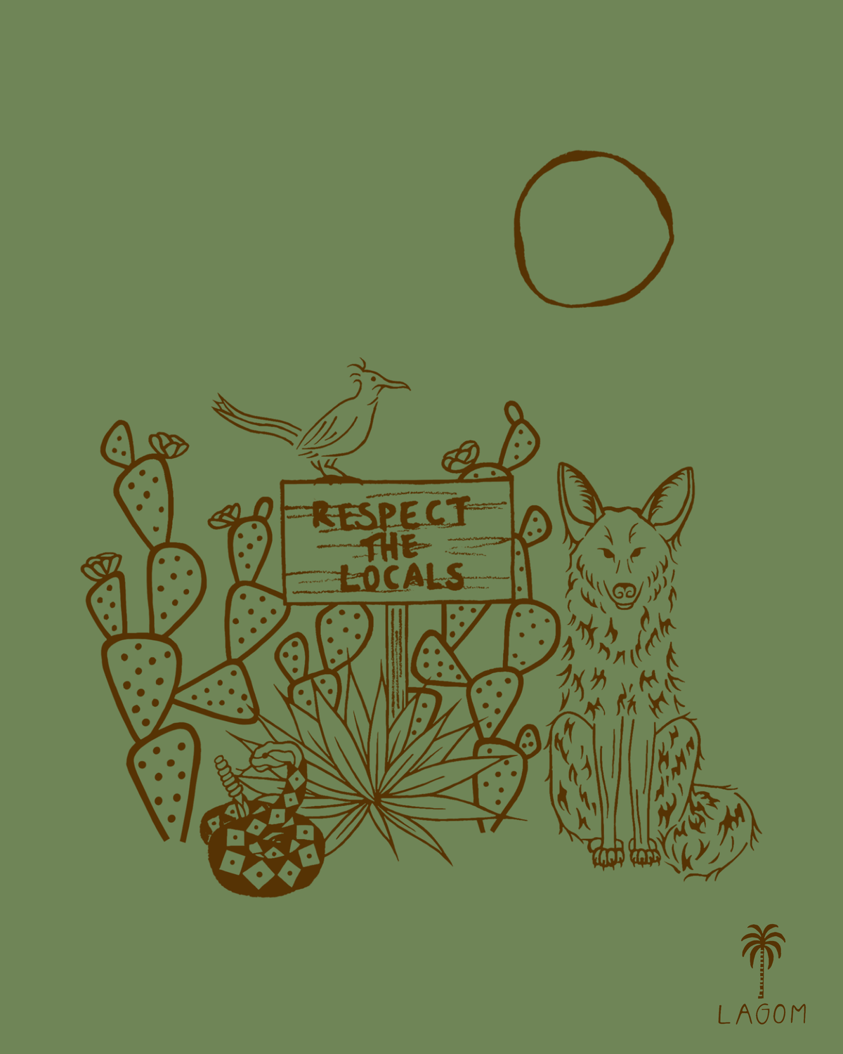 Respect the Locals Print
