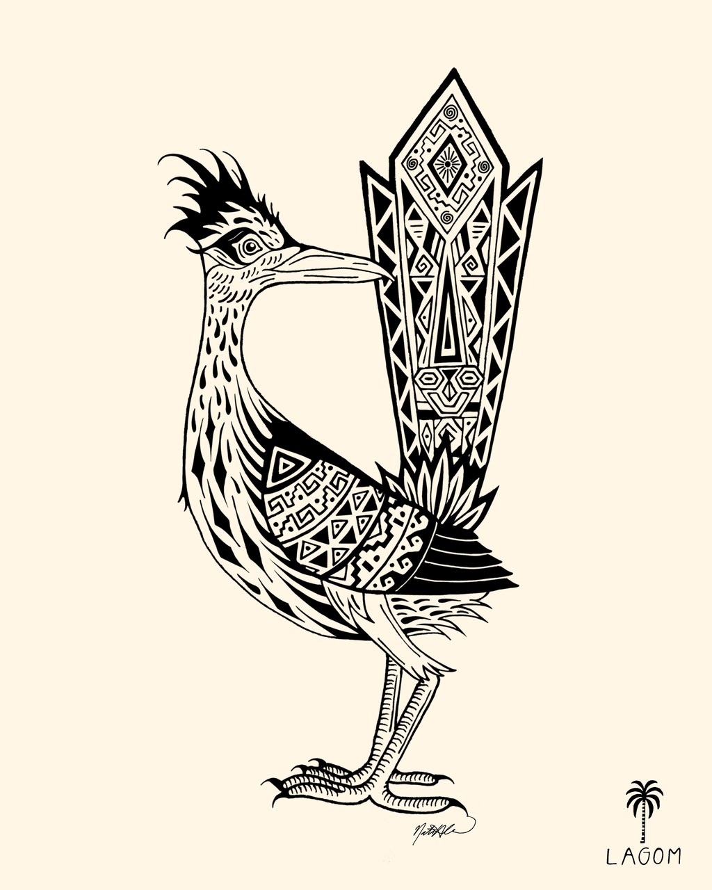 Roadrunner Print
