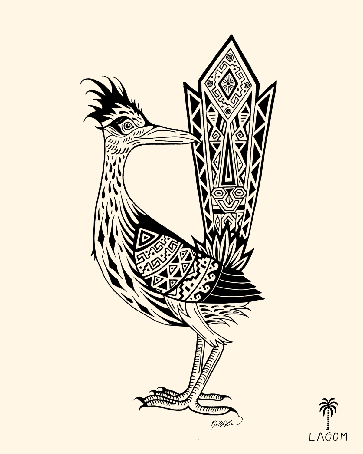 Roadrunner Print