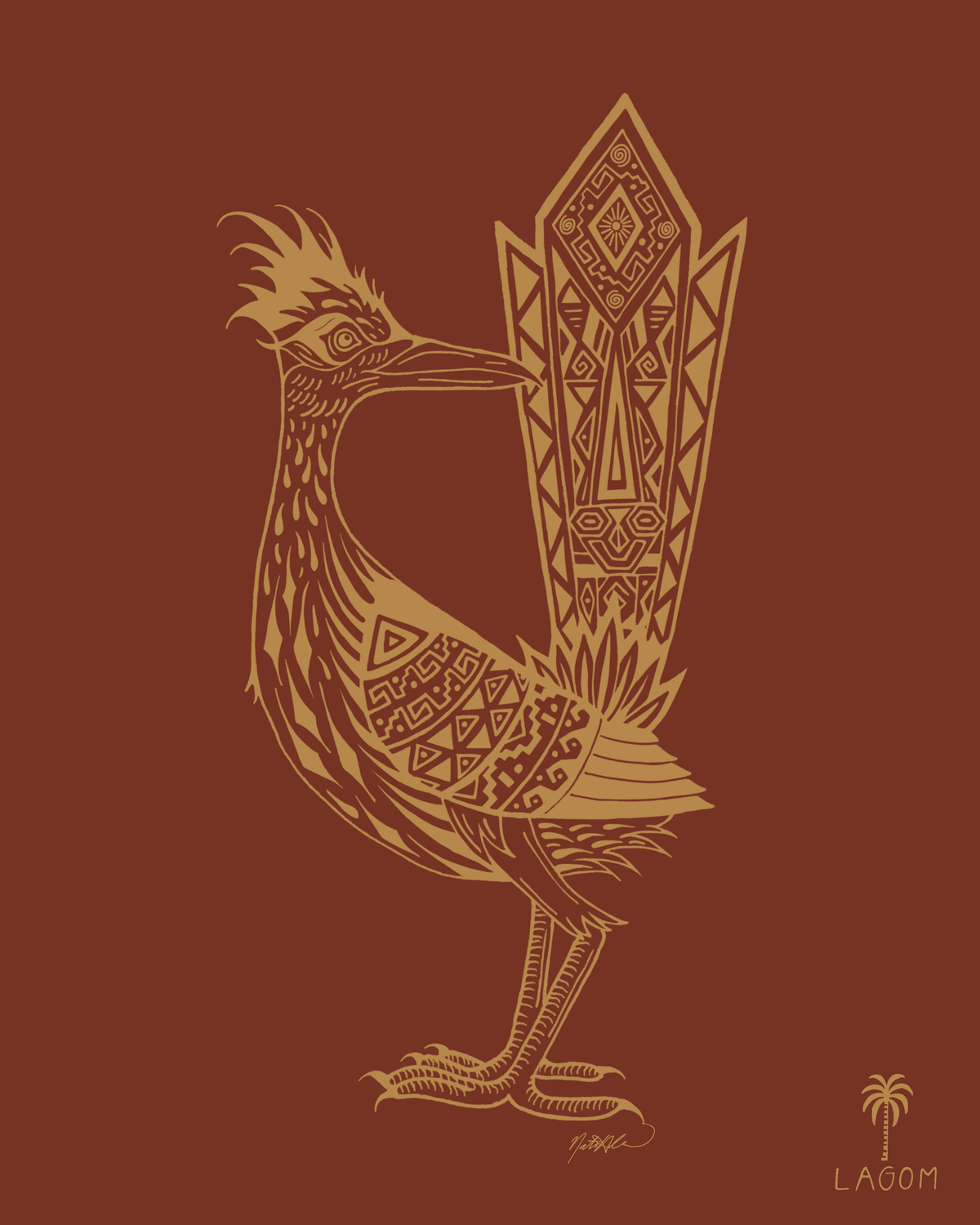Roadrunner Print