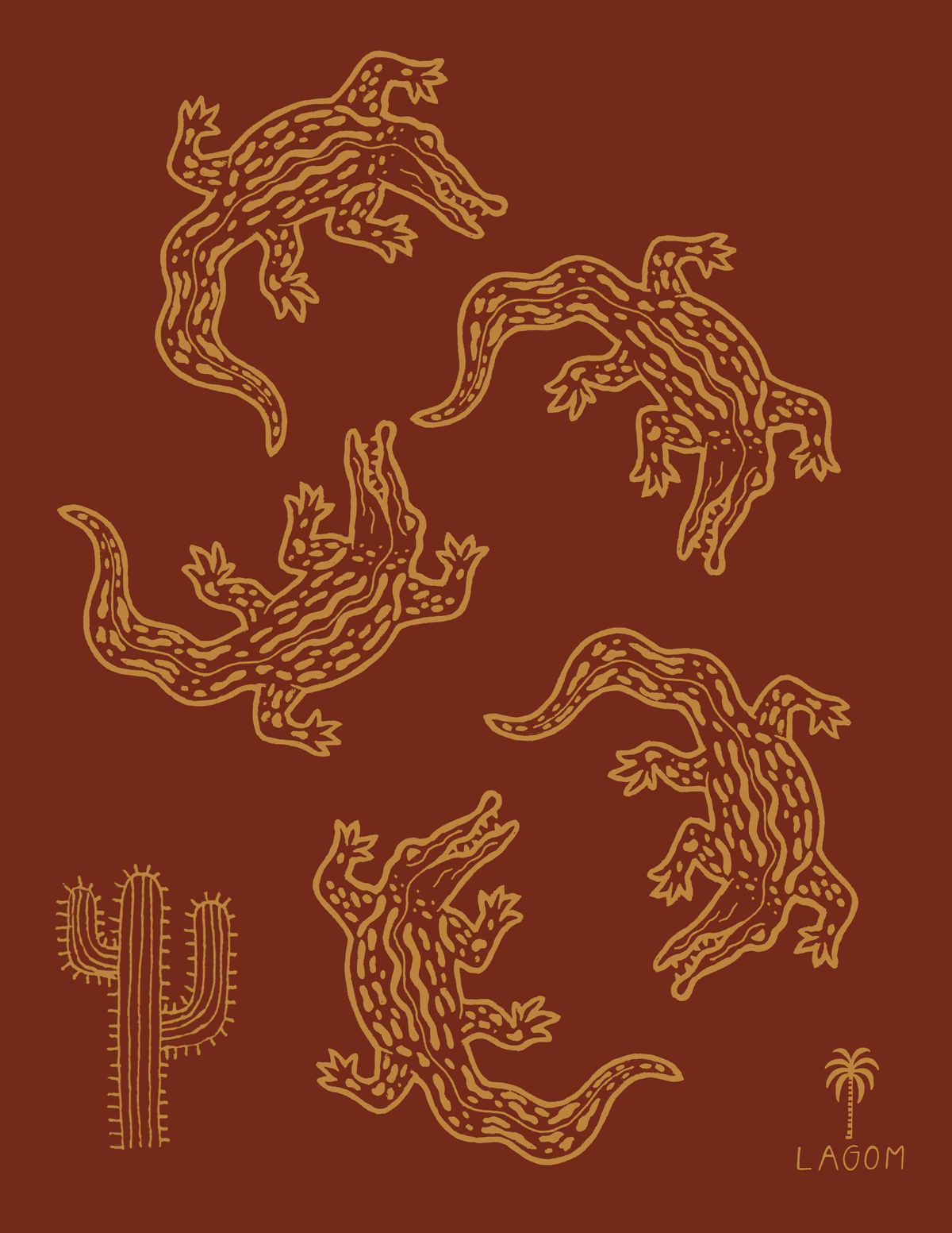 Official Gator Party Print