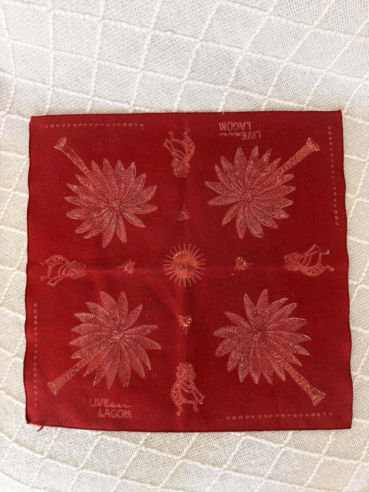 Red Desert Palms Bandana (1st)