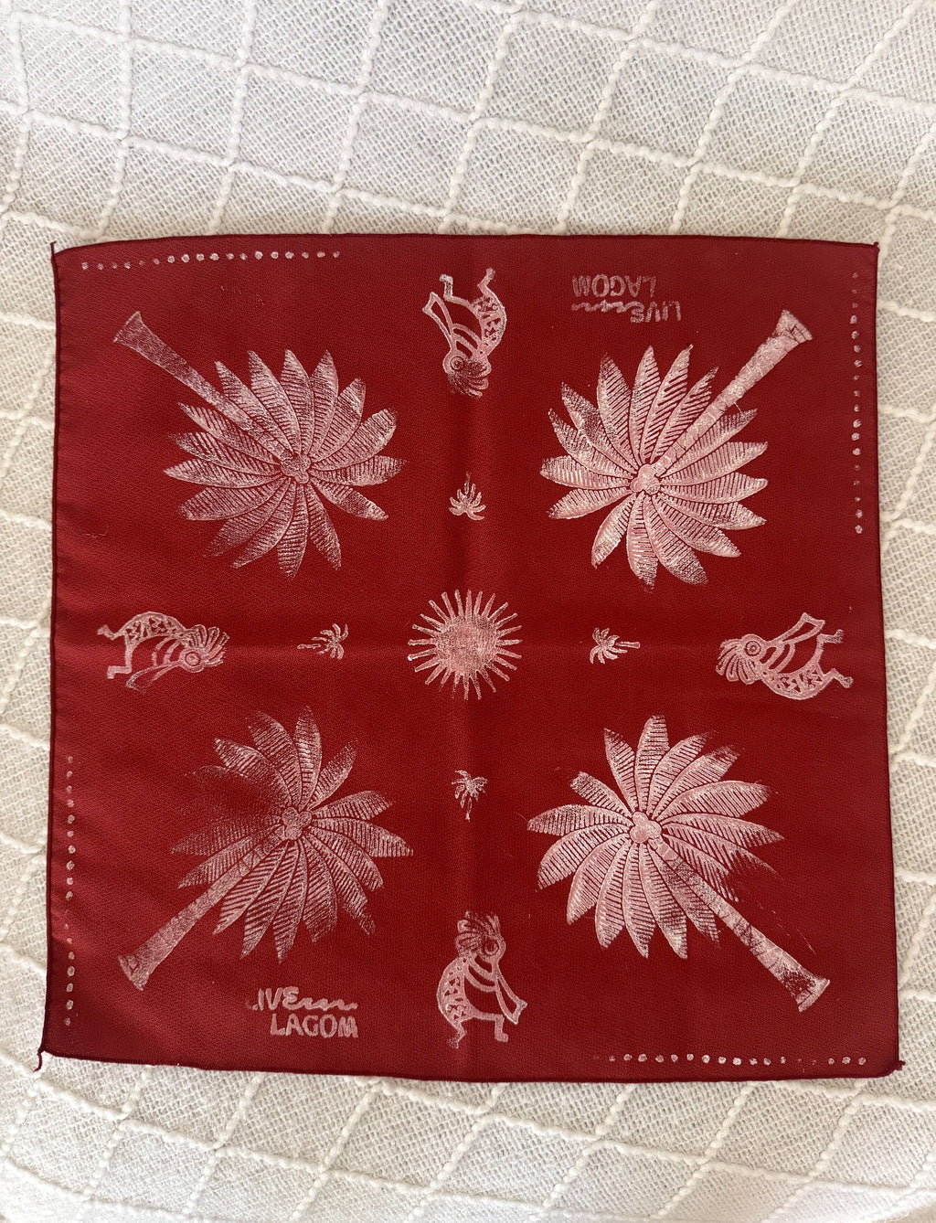 Red Desert Palms Bandana
