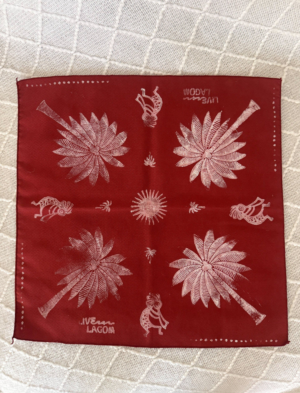 Red Desert Palms Bandana
