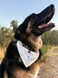White Desert Palms Bandana