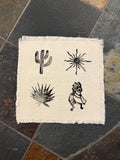 Desert Days Block Print