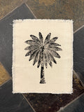 Coconut Palm Block Print